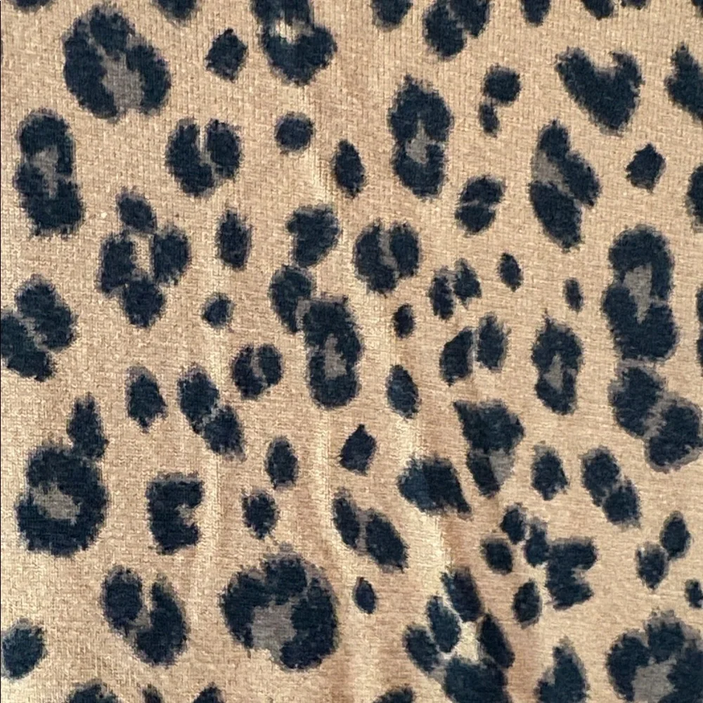 Old Navy Brown and Black Animal print Long Sleeve Dress - Picture 4 of 4